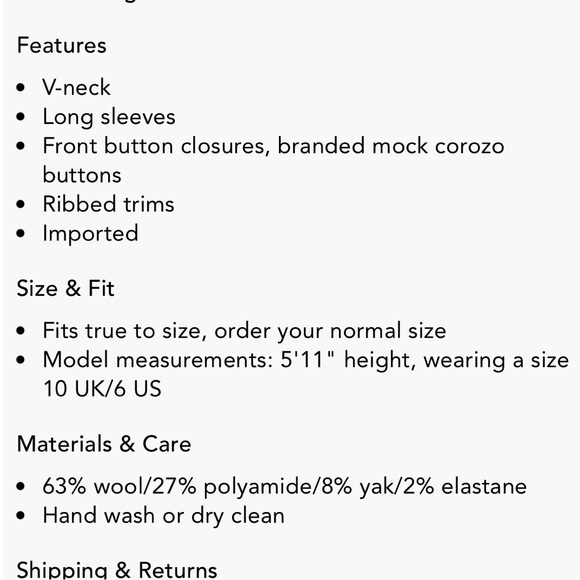 AllSaints Ruffa Neu Cardigan - Picture 3 of 16